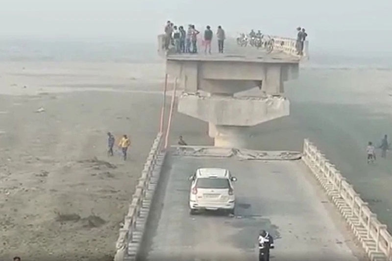 Bridge collapses in UP district, no casualties