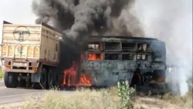Bus trolley collides in rajasthan leaving 12 dead.