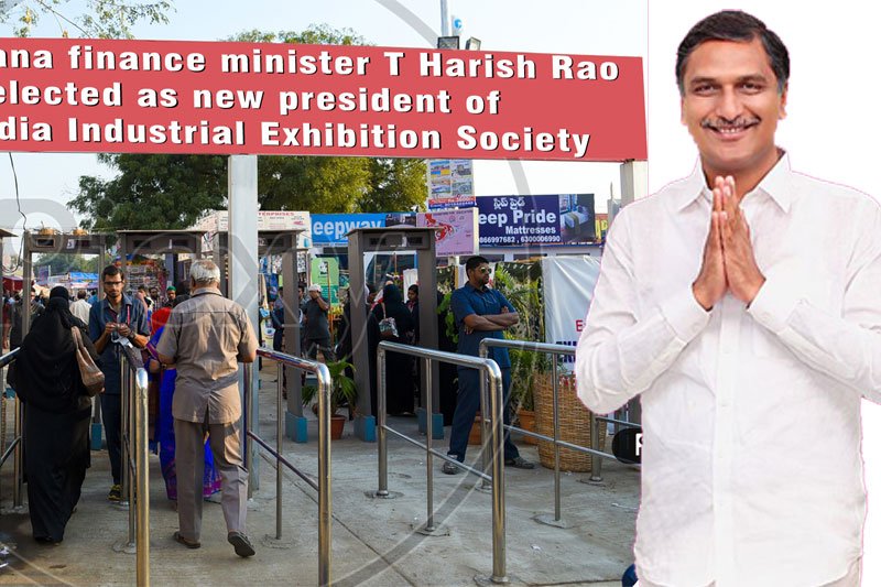 Harish Rao Elected as President of Exhibition Society