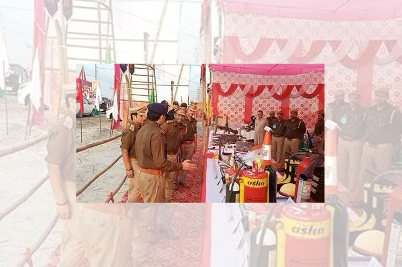 Religious fair showcases police weapons in UP