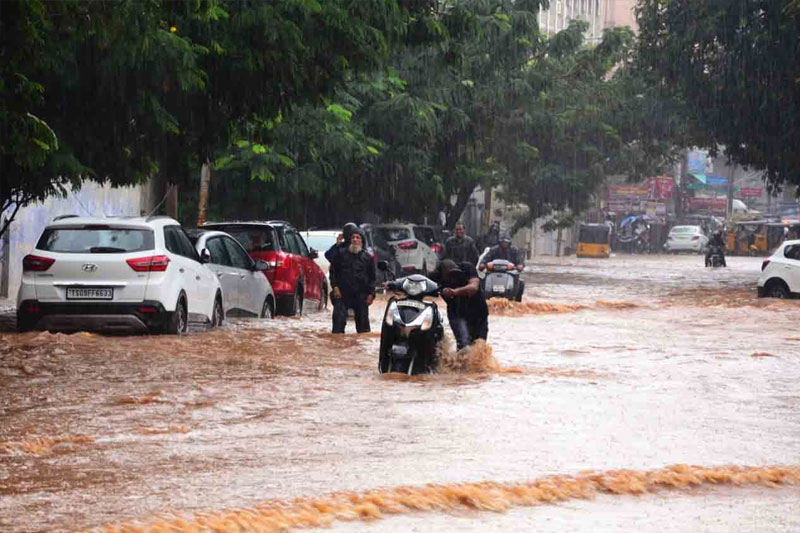 Heavy rains affect several parts of Andhra Pradesh