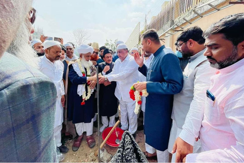 Foundation stone laid for rebuilding demolished mosques in Telangana secretariat
