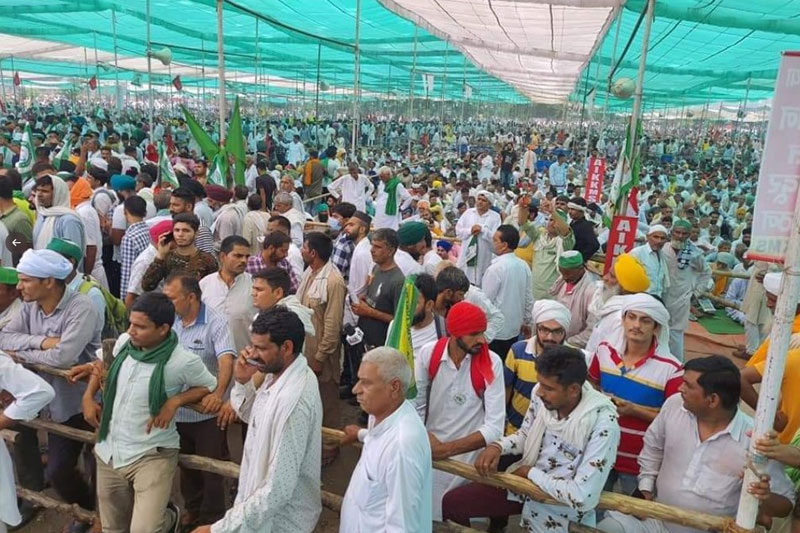 Kisan Mahapanchayat in Lucknow