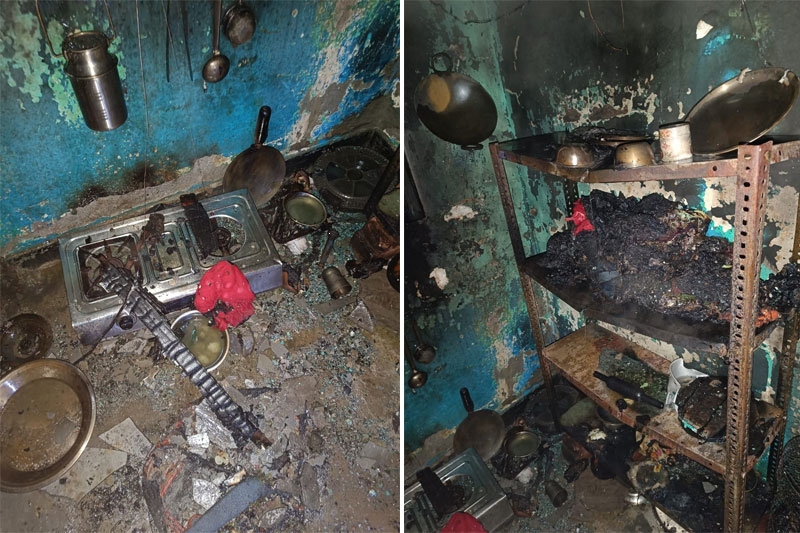 Four members of family injured in Delhi fire