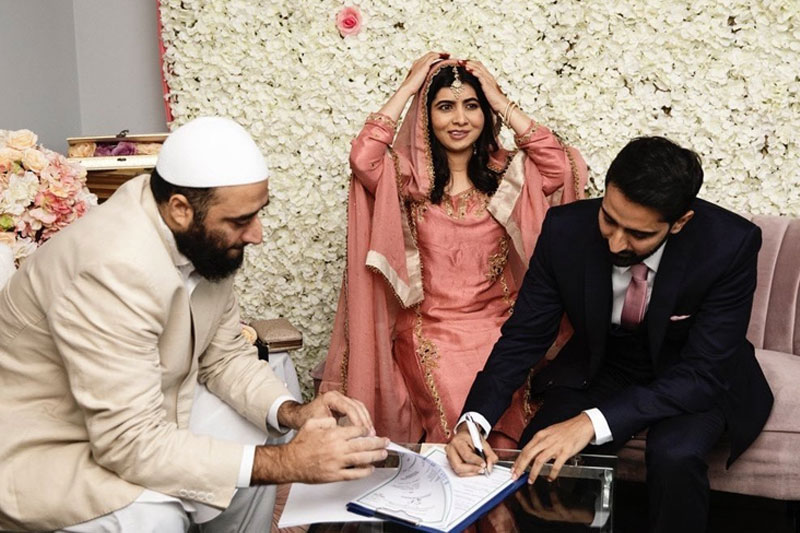 Nobel laureate Malala Yousafzai weds PCB official