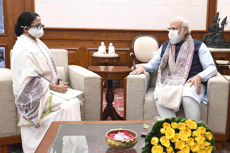 Mamata urges Modi to withdraw extension of BSF's jurisdiction in Bengal