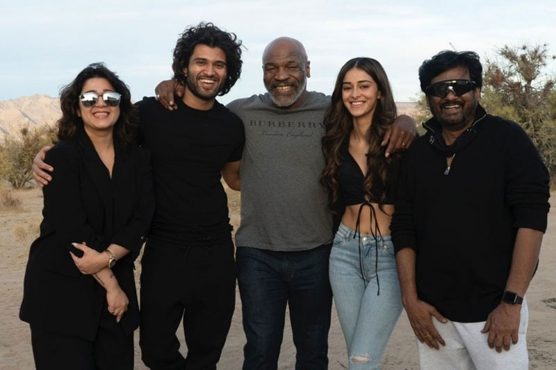 Mike Tyson enjoys Indian food with Vijay Deverakonda, Ananya Pandey