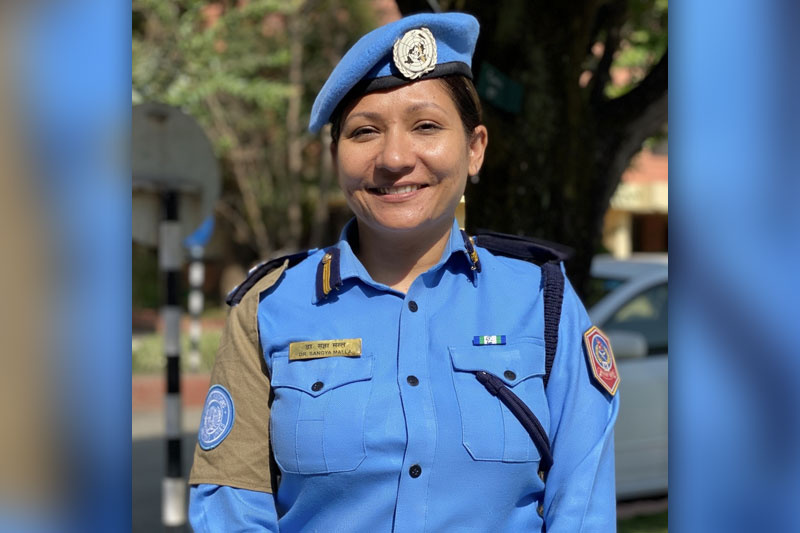 Nepali peacekeeper named 2021 UN Woman Police Officer of the Year