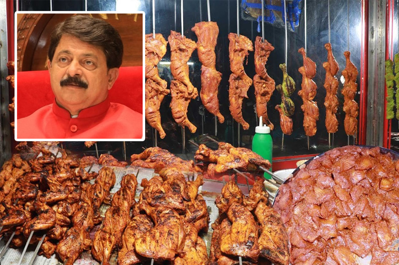 'Setting up roadside non-veg eateries an act of land grabbing'