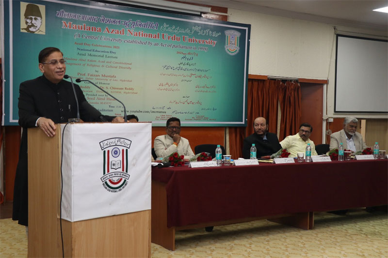 Maulana Azad was Cognizant of the Problems that Minorities will face on Both Sides after Partition: Prof. Faizan Mustafa