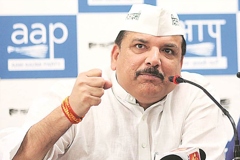 AAP leader Sanjay Singh accuses Yogi govt of caste bias