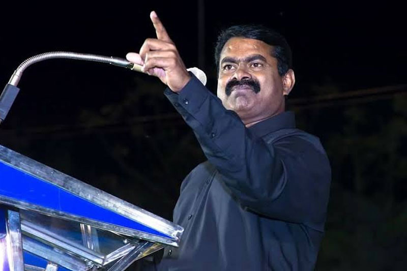 founder leader of Naam Thamizhar Katchi (NTK), Seeman