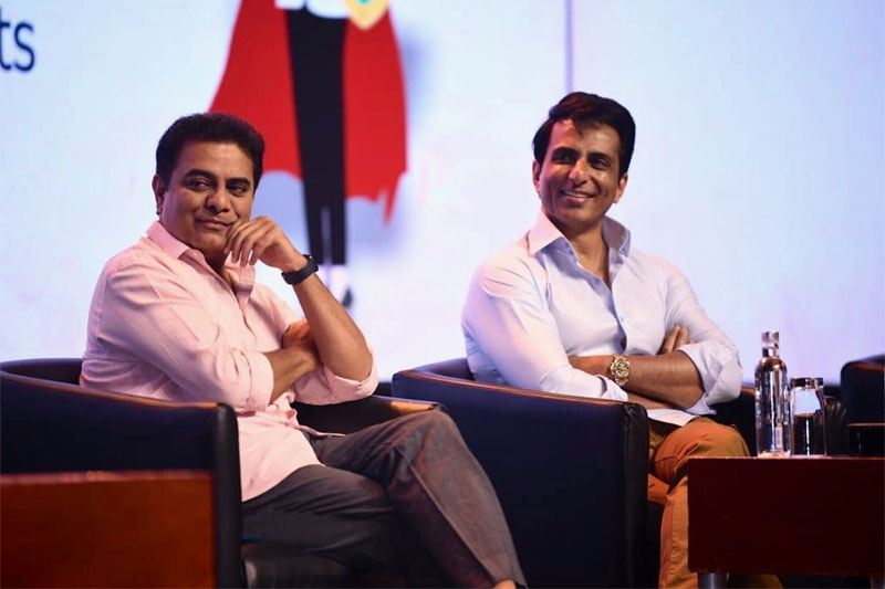 Raids on Sonu Sood by those scared of his popularity: KTR