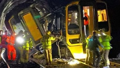 Several injured after two trains collide in southern England