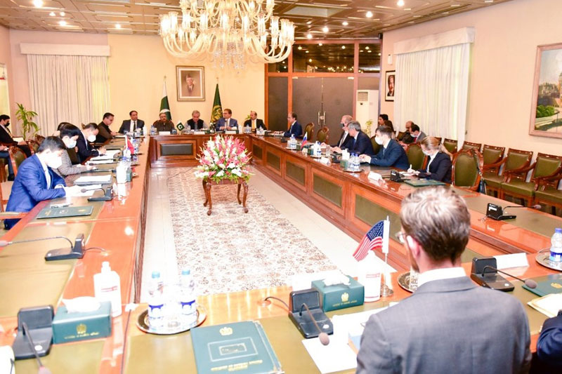 Pak FM addresses Troika Plus meeting