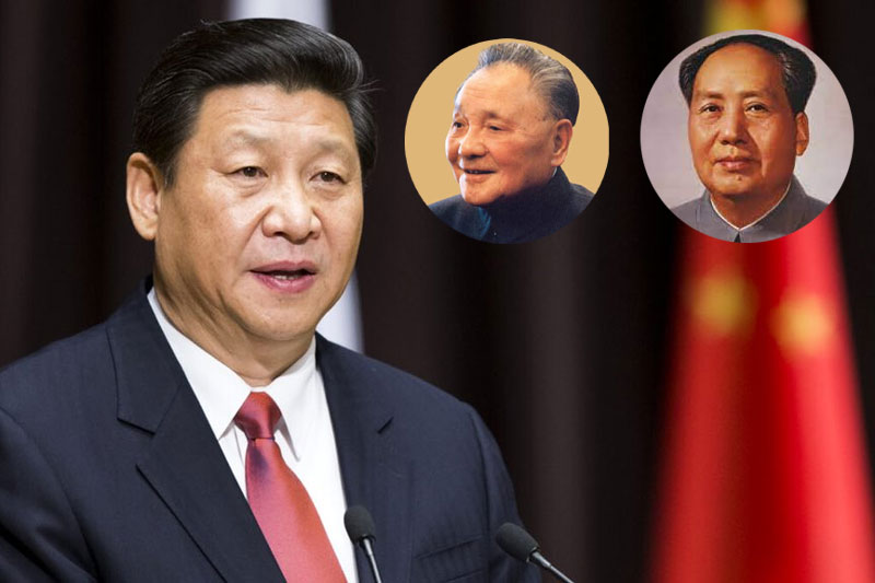 CCP seeks to establish Xi Jinping as equal to Mao Zedong, Deng Xiaoping