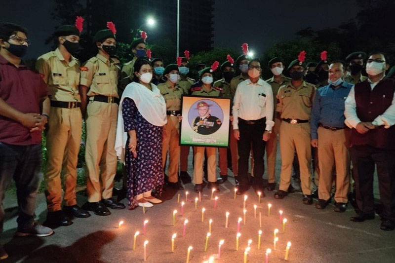 MANUU pays homage to Army heroes - organize Candle light vigil