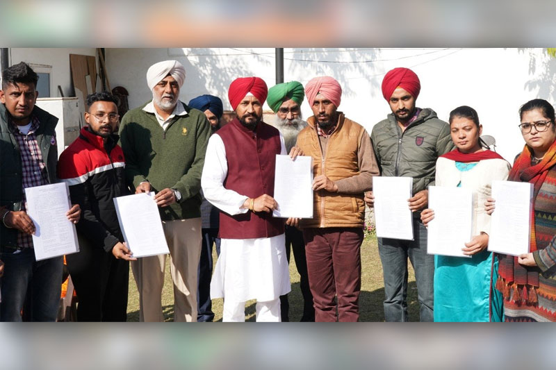 Channi hands over appointment letters to 11 family members of farmers who lost their lives during anti farm law stir
