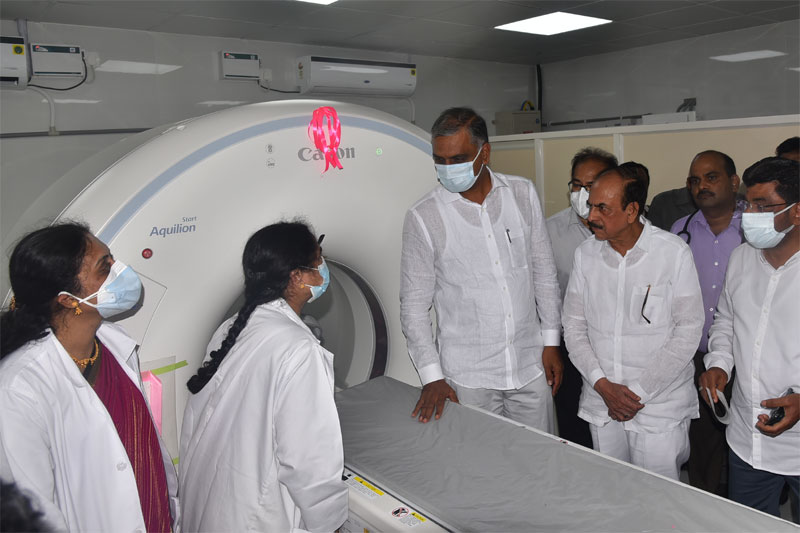 CT Scan facility boosts services at Niloufer Hospital: Harish Rao