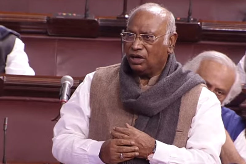 Govt provoking Oppn to disrupt House: Kharge in RS