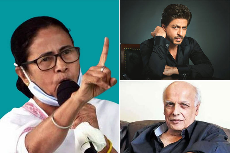 BJP 'victimised' Shah Rukh, Mahesh Bhatt, says Mamata