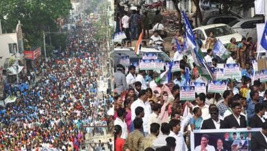 Rally in support of three capitals in Tirupati ahead of Amaravati farmers' meet