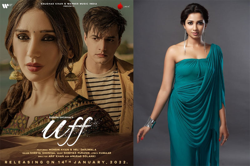 Shreya Ghoshal comes up with her first single of 2022 titled 'Uff'