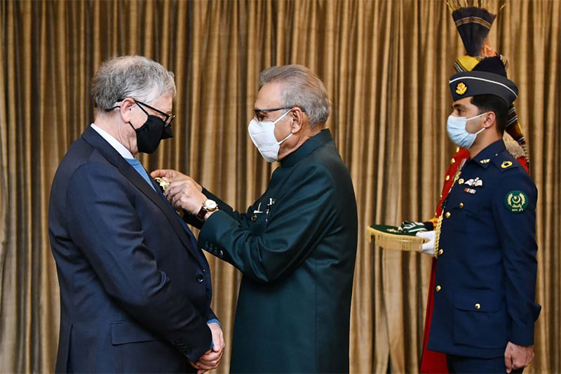 Bill Gates conferred Hilal-e-Pakistan honour for efforts to eradicate polio  – The Munsif Daily