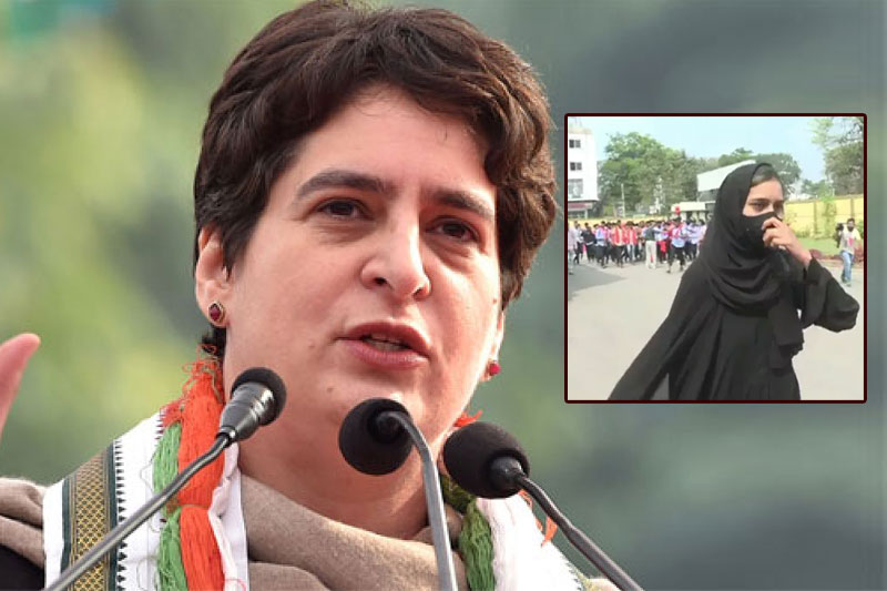 Women has right to decide what she wants to wear: Priyanka Gandhi on hijab row