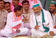 Paddy procurement: Telangana CM leads 'Maha Dharna' in Delhi
