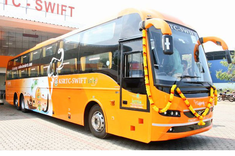 Complaint lodged as newly launched KSRTC-SWIFT bus meets with accident