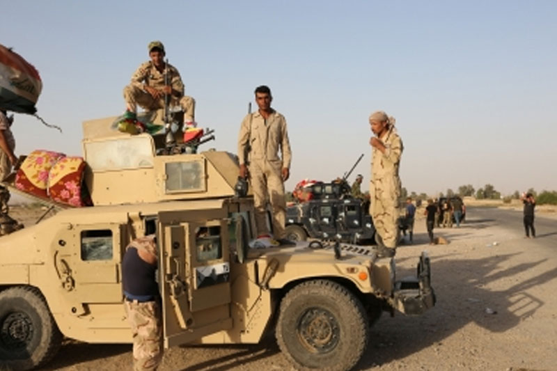3 mortar rounds hit military base near Baghdad
