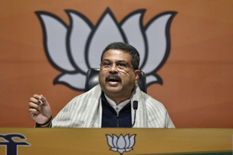 Pradhan targets Odisha govt over 'selective attack' on BJP leaders