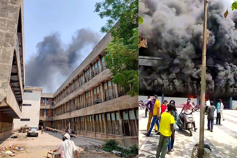 Massive fire in Amritsar hospital, no casualty
