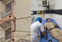 Two cops injured while saving woman, kids from Delhi fire