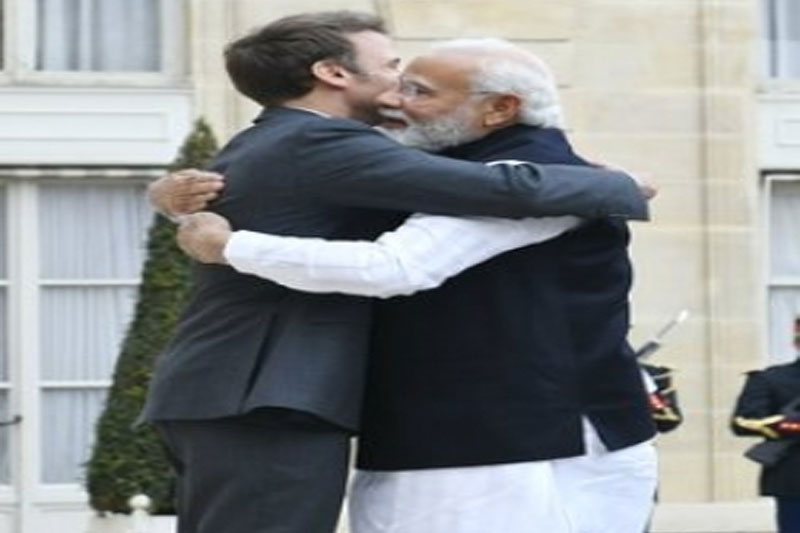 Modi meets Macron, discusses situation in Ukraine & Afghanistan