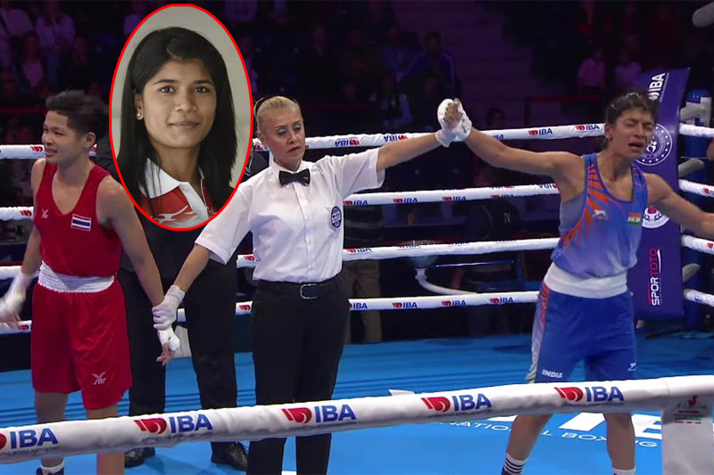 Women's World Boxing: India's Nikhat Zareen wins gold, beats Jutamas Jitpong in 52kg final