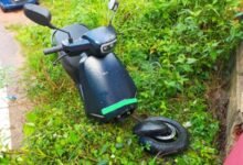 Front suspension of Ola Electric scooter broke while riding, claims user