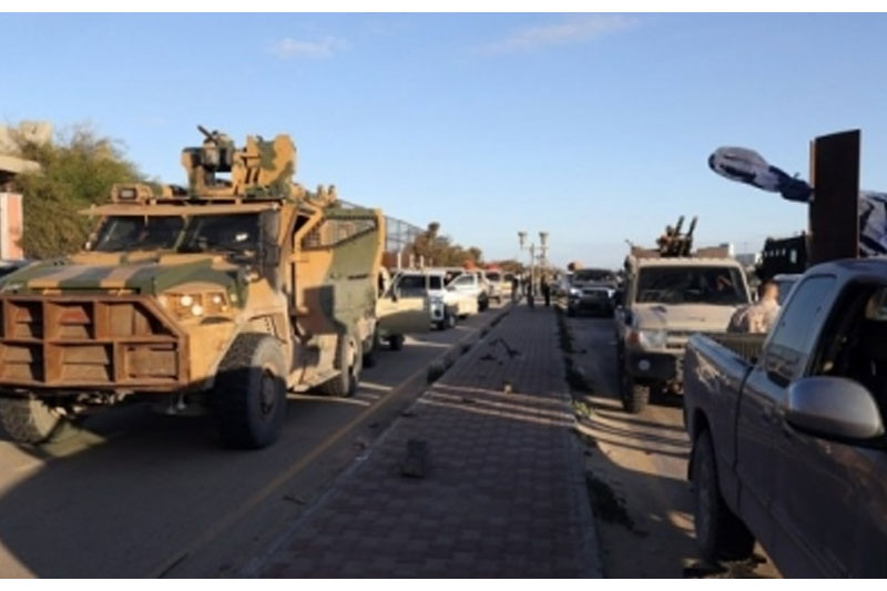 Clashes erupt in Libya's capital as newly-approved govt enters