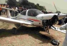 Light aircraft crash-lands in Amethi, pilot safe