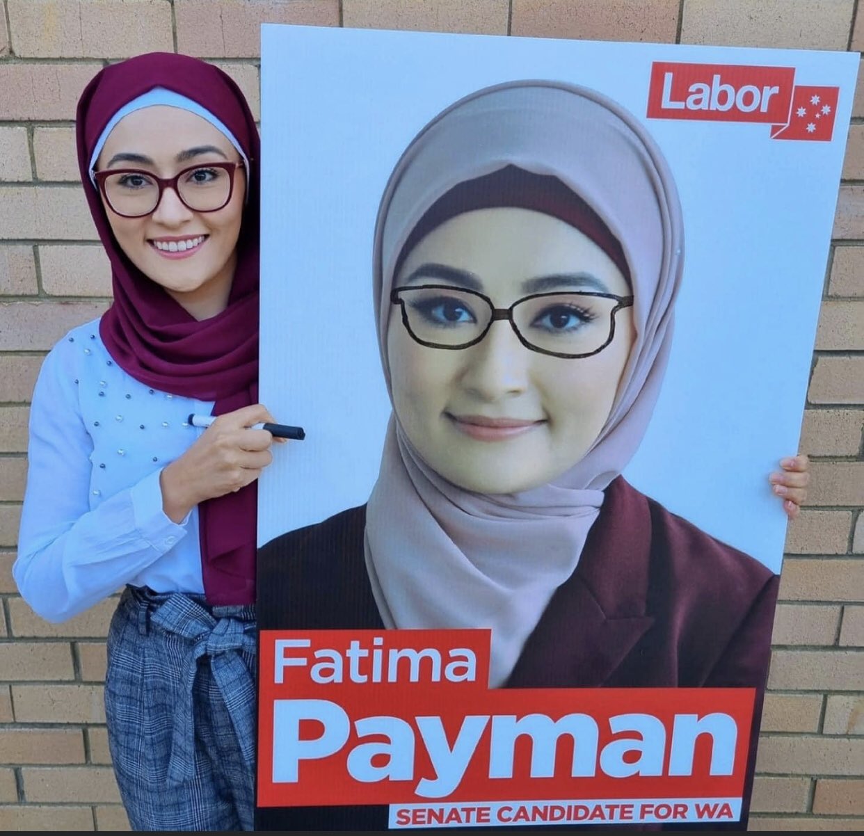 A former refugee from Afghanistan, Ms Payman's victory comes on World Refugee Day.