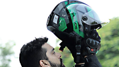 Delhi startup develops anti-pollution helmet for bikers