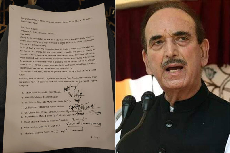 J&K: Azad loyalists continue to resign from Congress