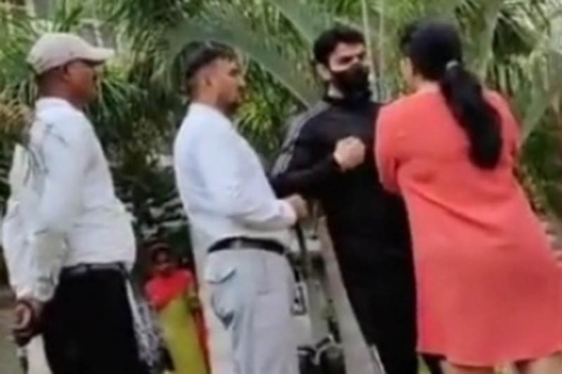 Noida police takes cognizance after video of BJP leader abusing woman goes viral