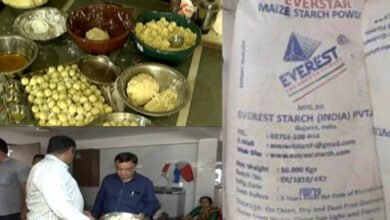 Industrial starch, chemical grade citric acid used for making fasting snacks in Gujarat
