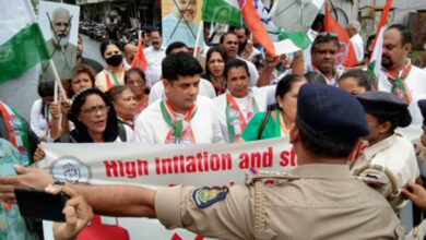 Congress leaders detained in Goa during protest