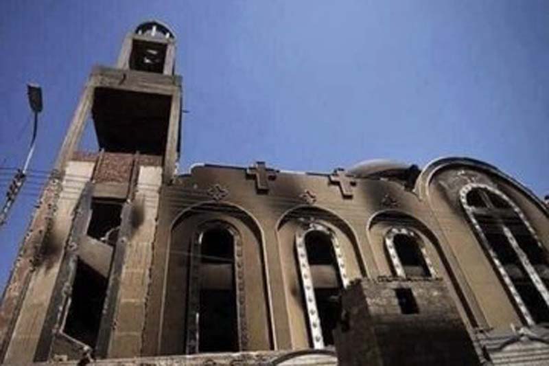 41 killed in fire at Coptic church in Egypt