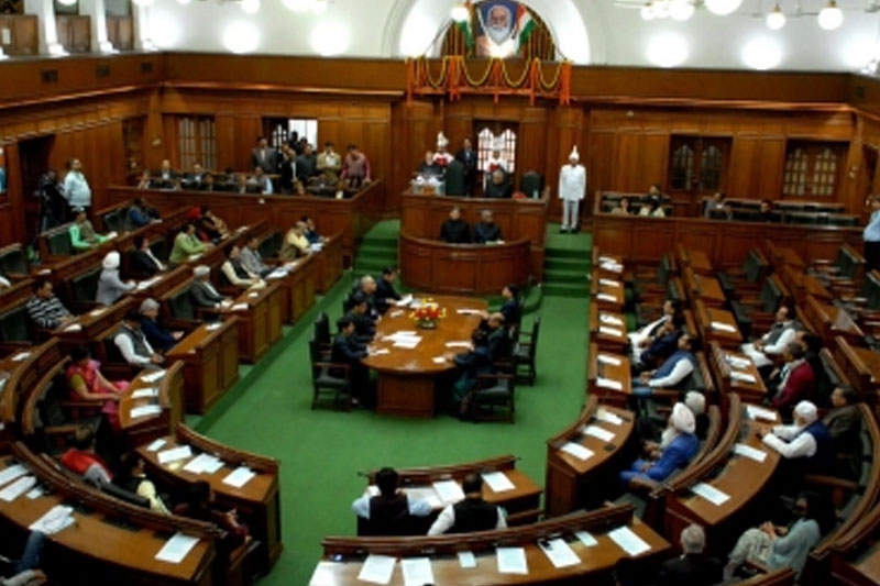 Delhi Assembly's special session adjourned amid uproar