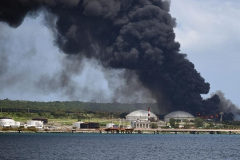 Cuba assesses environmental impact of fuel storage facility fire