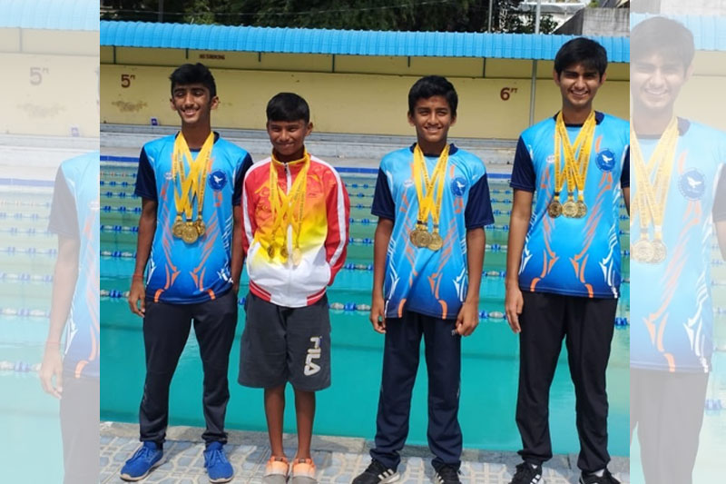 HPS Secunderabad shines again, bagged 12 Gold in swimming